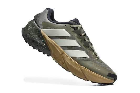 Adidas Adistar Cold.Rdy Trail Running Shoes Olive and Gold