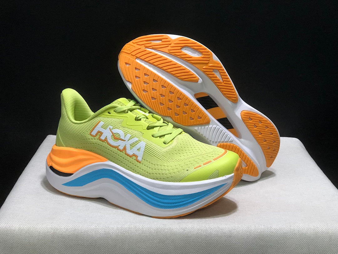 HOKA Skyward X Running Shoes in Lime Green
