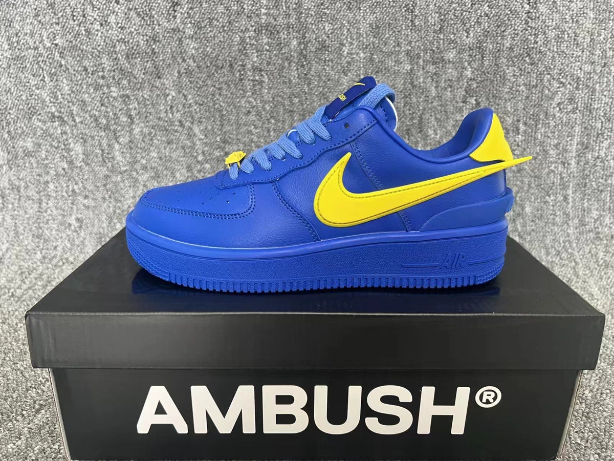 Nike Air Force 1 Low x AMBUSH Blue Yellow DV3464-400