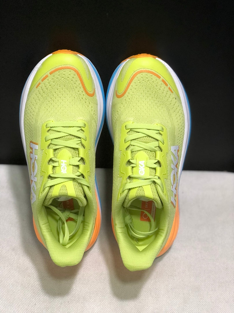 HOKA Skyward X Running Shoes in Lime Green