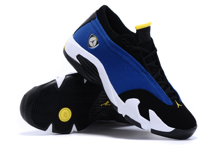 Jordan 14 Low Sneakers in White and Black
