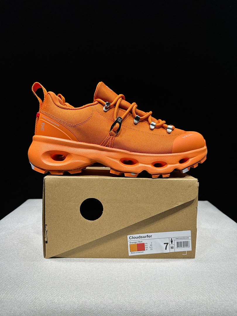 On x Loewe Cloudsurfer Orange Trail Sneakers