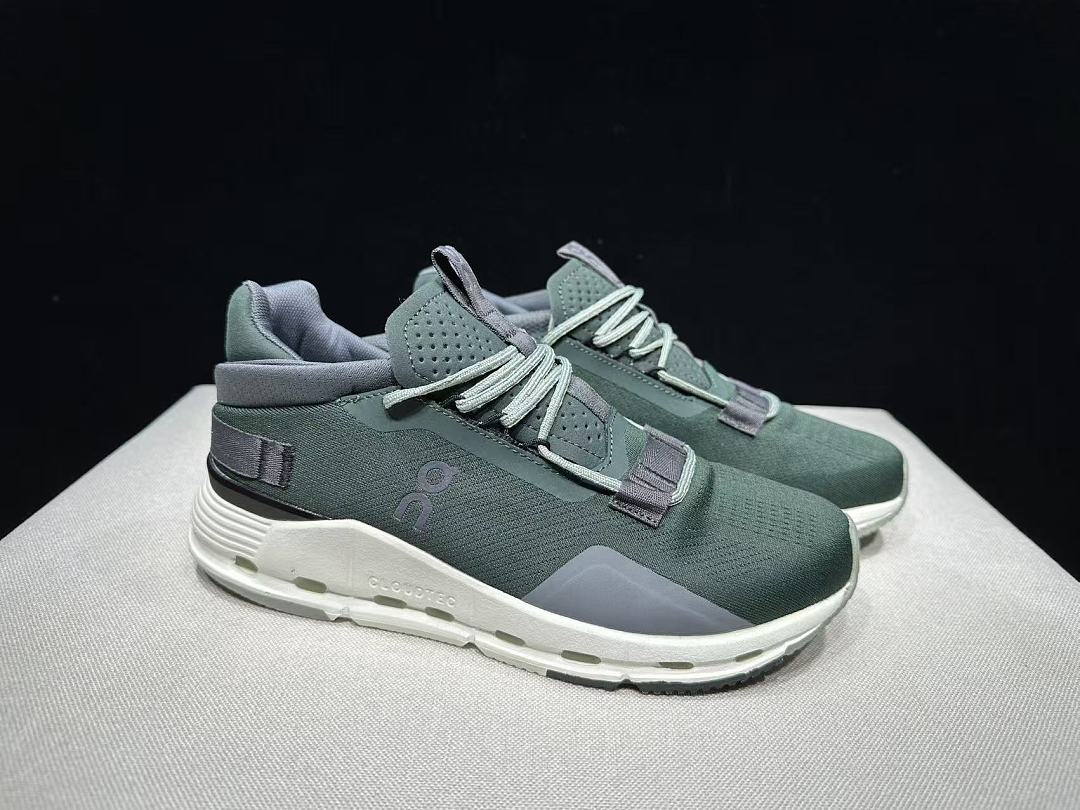 On Cloudnova 2 Sneakers in Deep Green