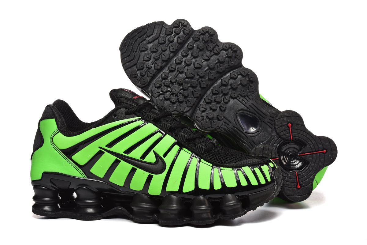 Nike Shox TL Sneakers Neon Green and Black