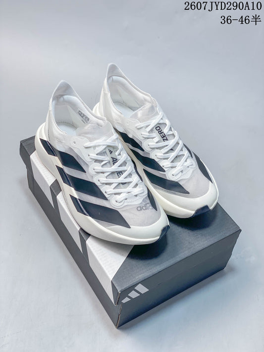 Adidas Adizero Adios Pro Evo2 Running Shoes White Navy 2607JYD290A10