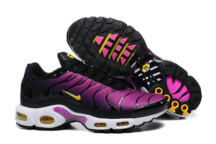 Nike Air Max Plus Sneakers Black Purple Yellow