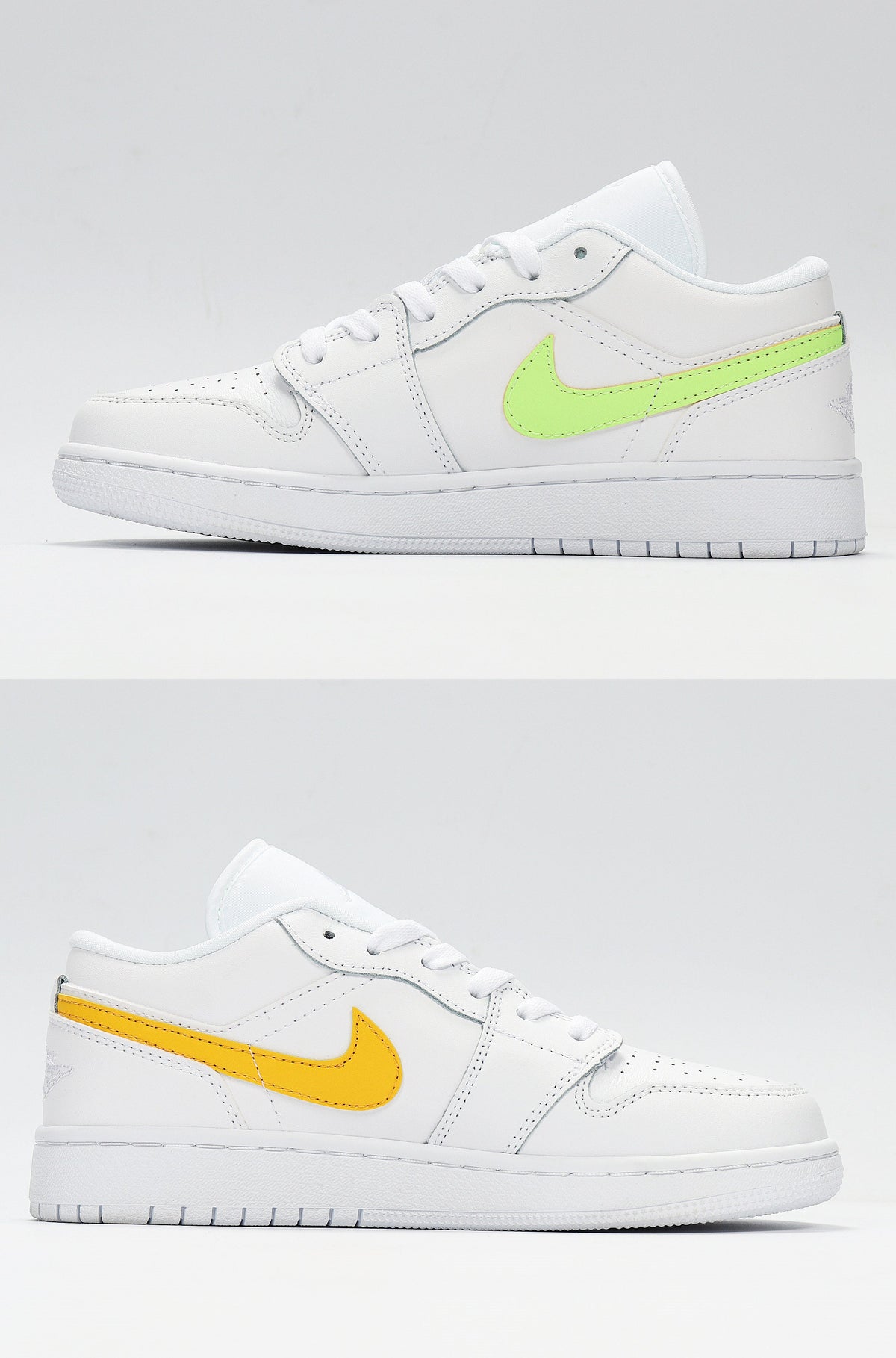 Nike Air Jordan 1 Low White Multicolor CW7035-100 Sneakers