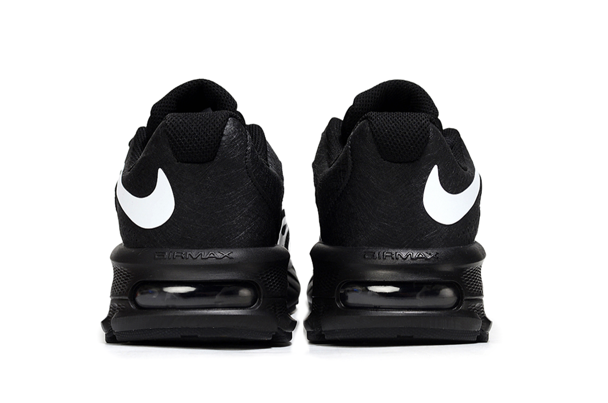 Nike Air Max Black Sneakers with White Swoosh