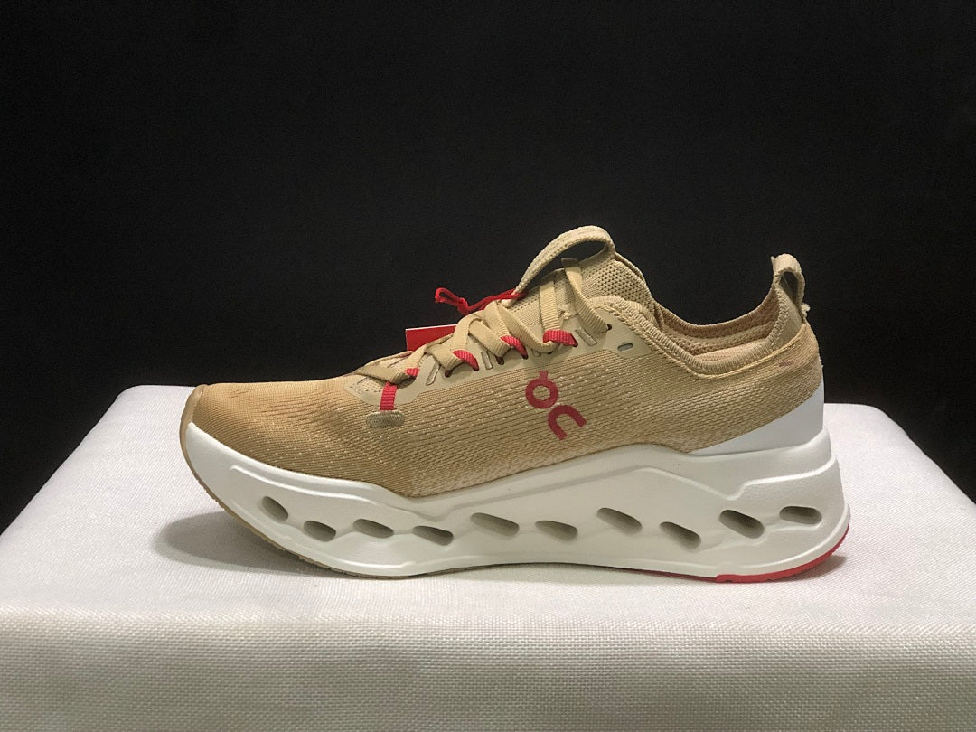 On Cloudsurfer Max Running Shoes, Chai/Ivory