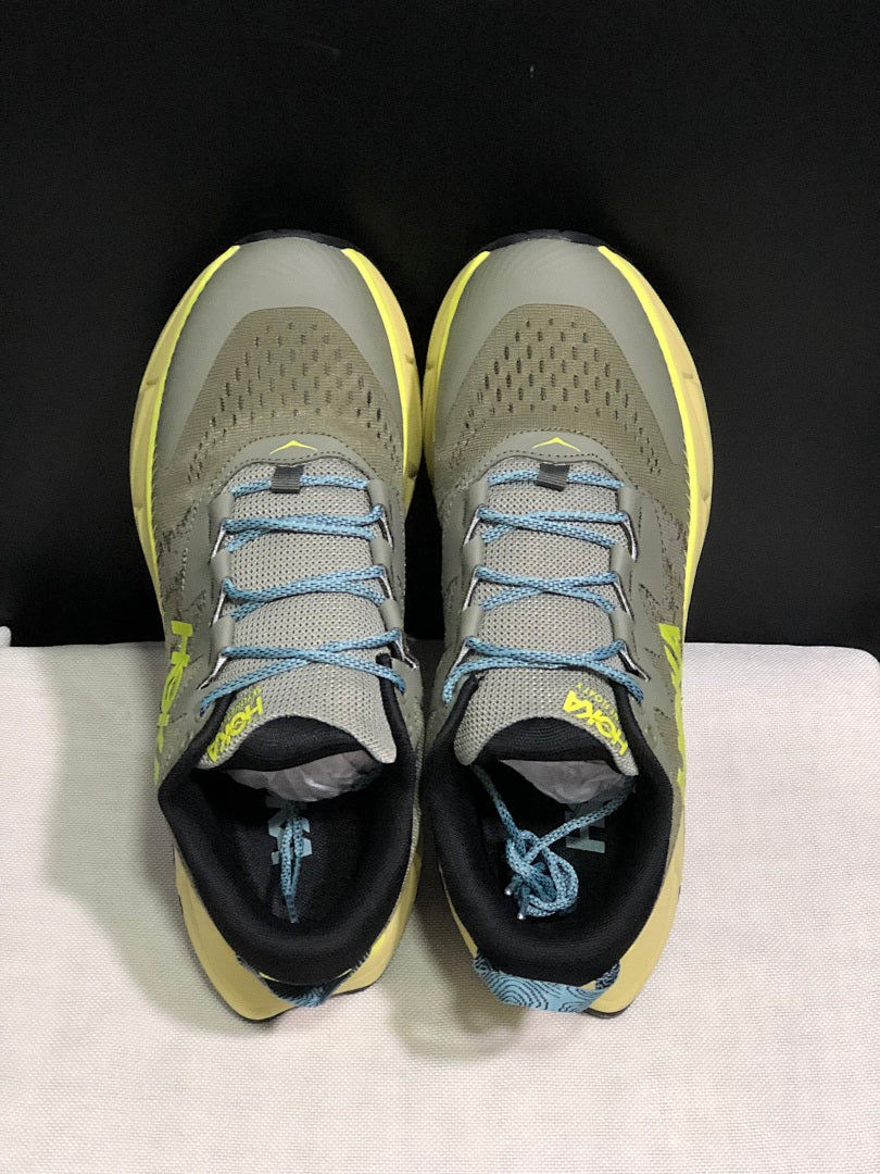 HOKA Skyline Float X Trail Running Shoes, Olive Yellow