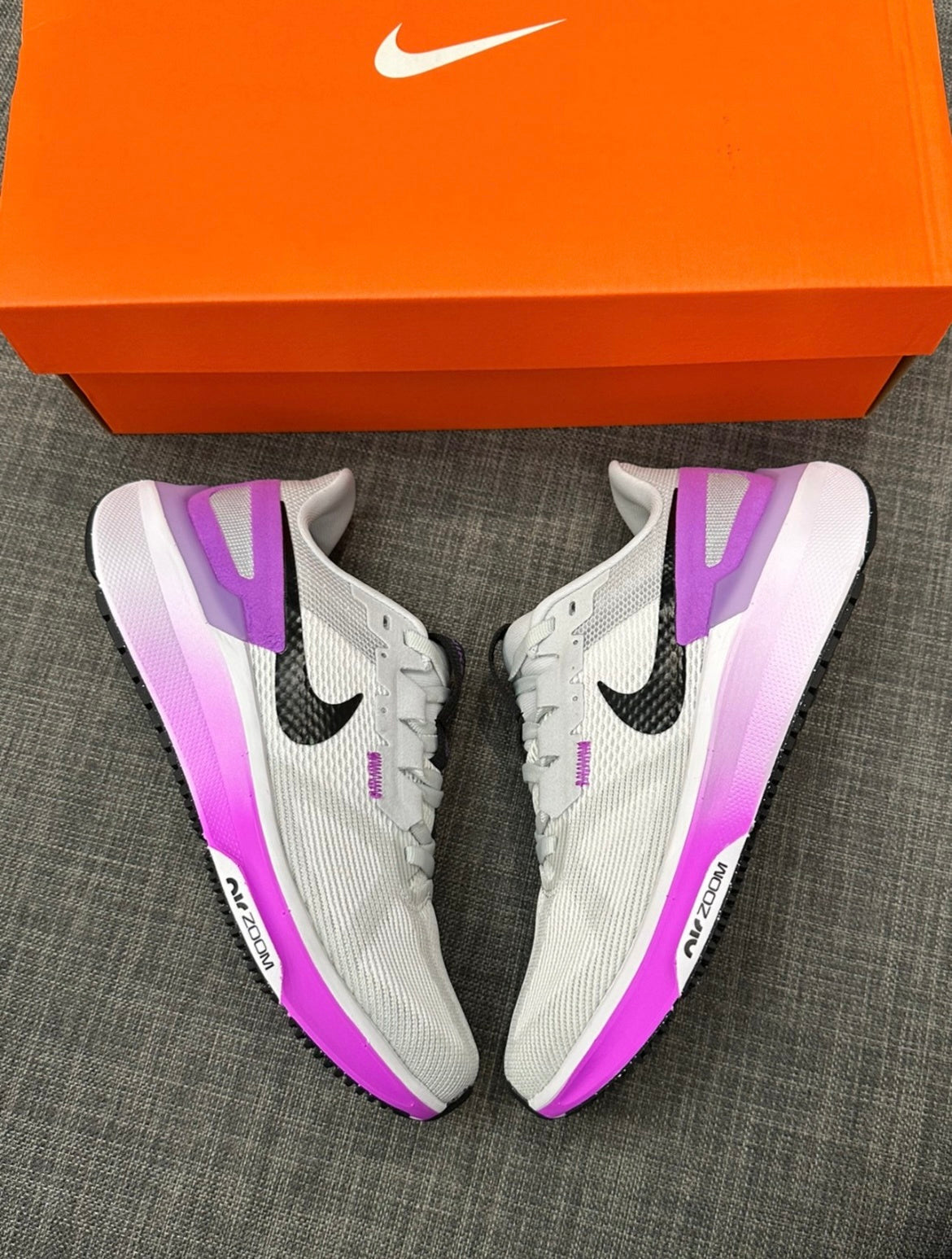 Nike Structure 25 Running Shoes White Purple DJ7884-100