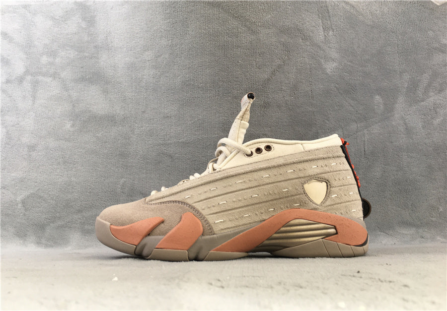 Jordan 14 Low CLOT Terracotta Blush Sneakers DC9857-200