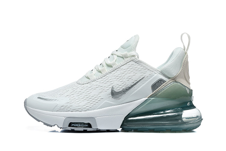 Nike Air Max 270 White and Green Sneakers