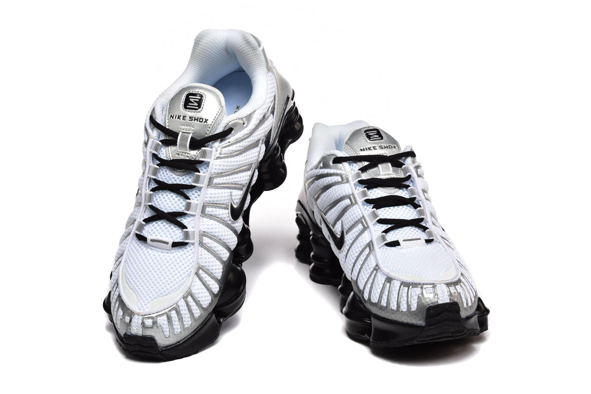 Nike Shox TL Sneakers White Silver Black