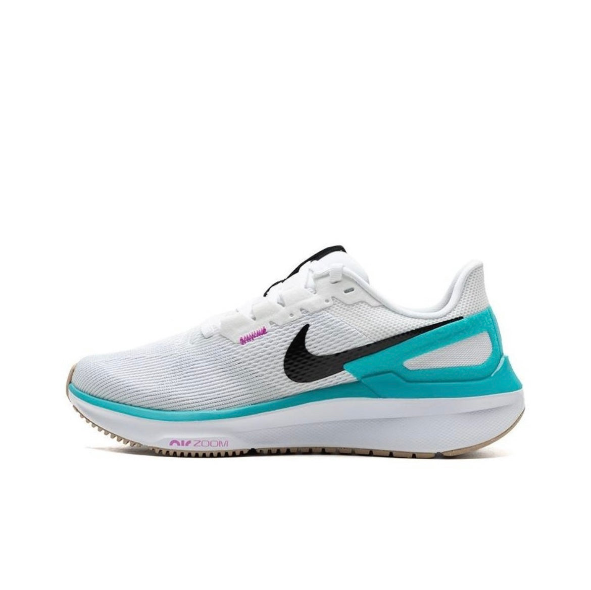 Nike Structure 25 Road Running Shoes White Turquoise DJ7884-103