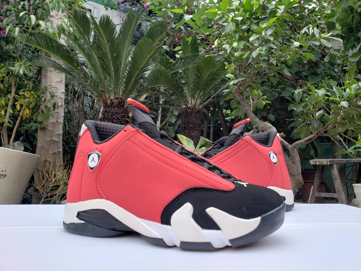 Air Jordan 14 Red, White & Black Men's Sneakers