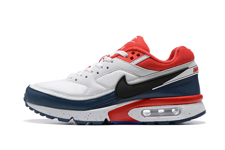 Nike Air Max Sneaker in White, Red and Navy