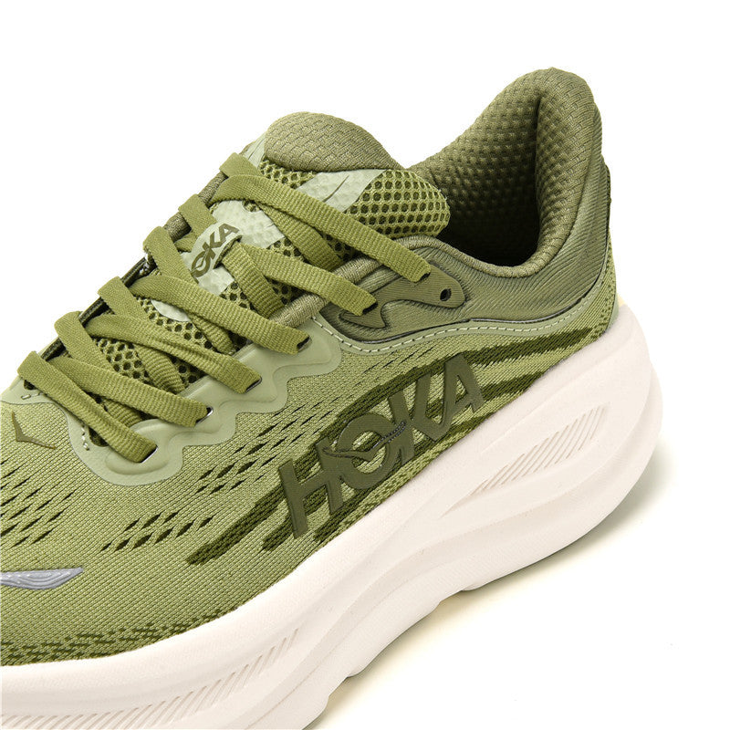 HOKA Bondi 9 Running Shoes, Olive Green