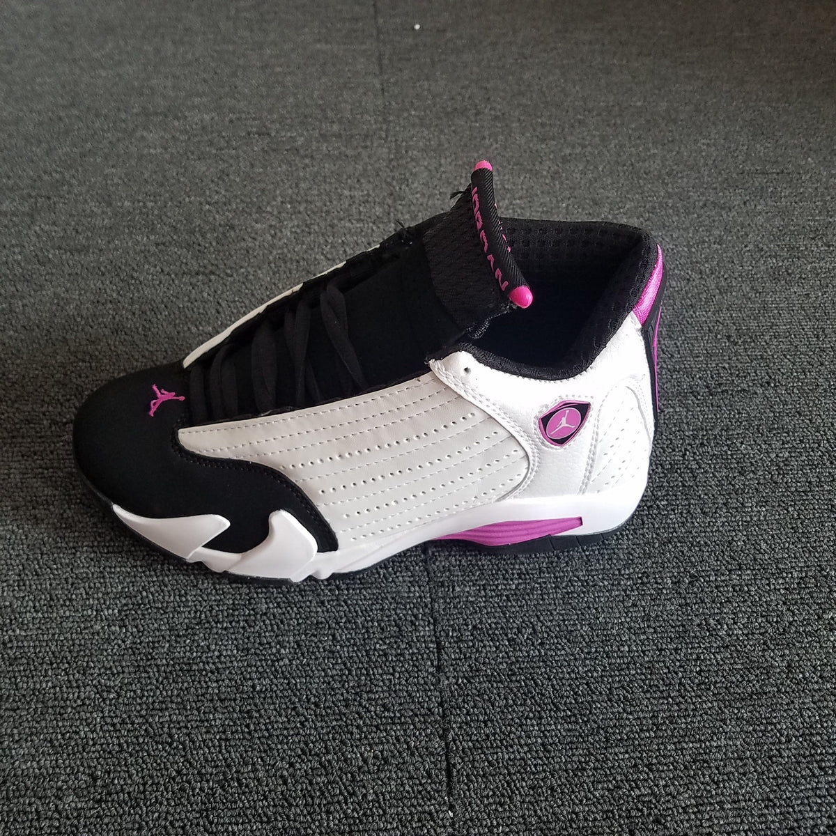 Jordan 14 Women's White Pink High-Top Sneakers