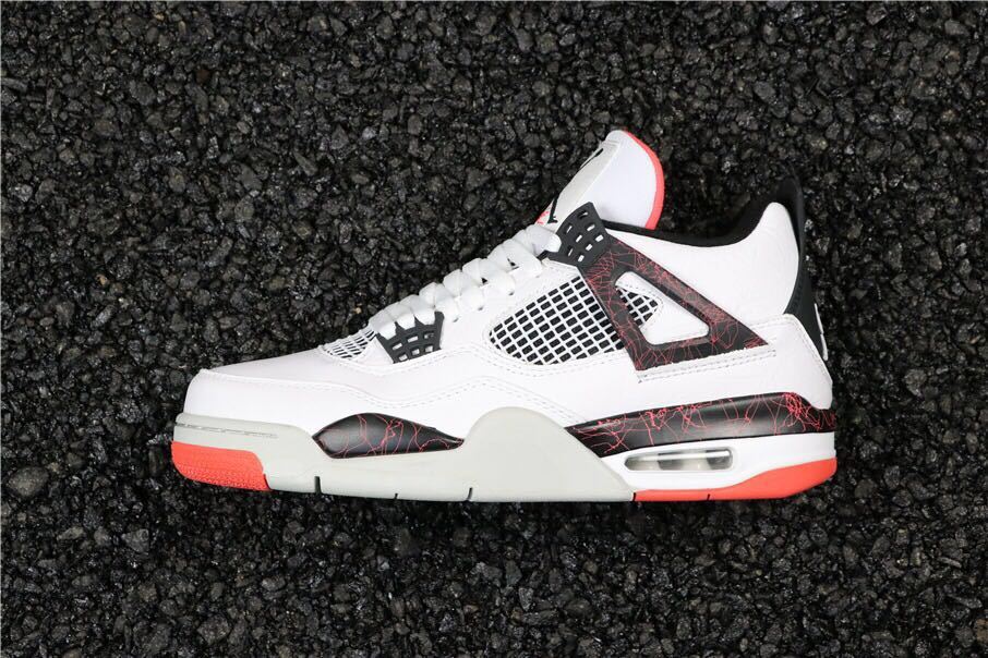 Jordan Air Jordan 4 Pale Citron Sneakers White Black Red