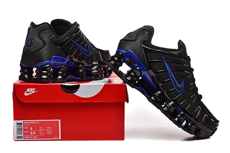Nike Shox TL Black and Blue Sneakers