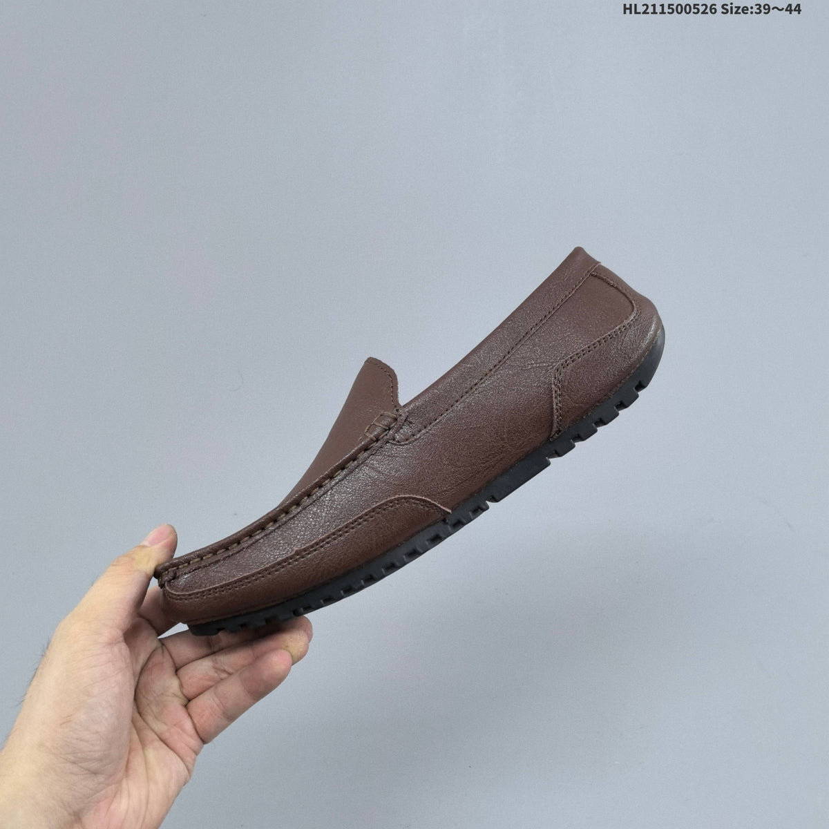ECCO Men's Leather Slip-On Loafers in Black or Brown
