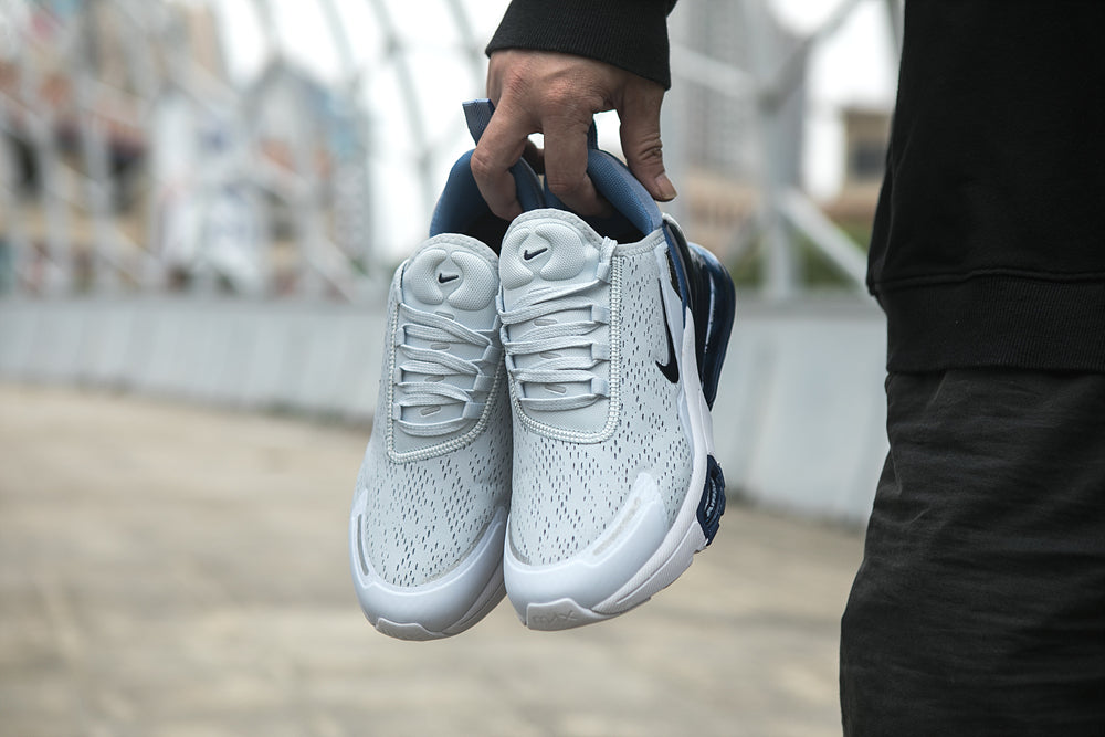 Nike Air Max 270 Sneakers White and Blue IO9883-007