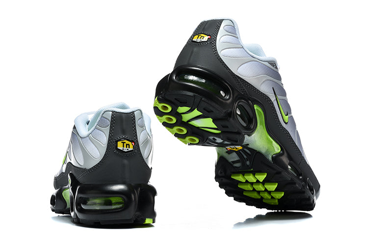 Nike Air Max Plus Sneakers in Grey and Volt