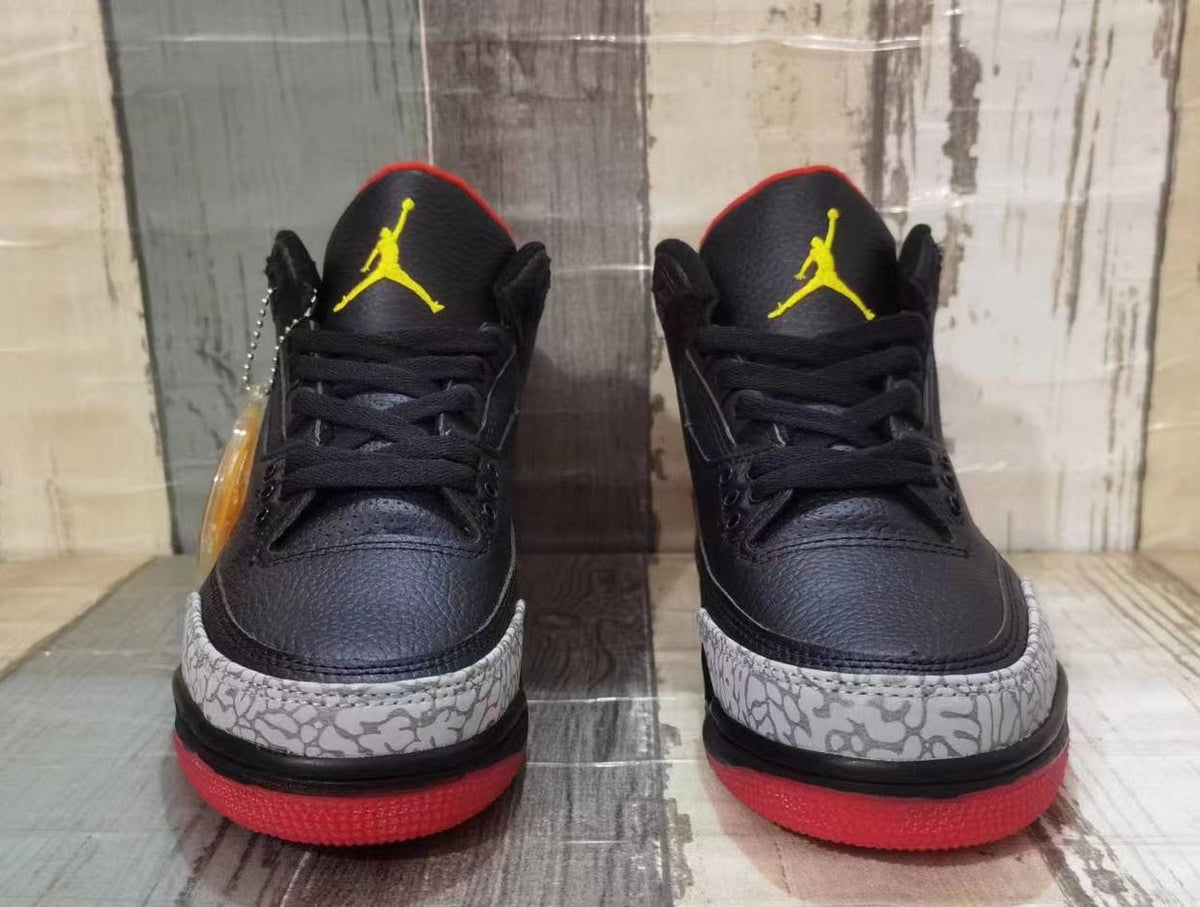 Jordan 3 Black Multicolor Men's Sneakers