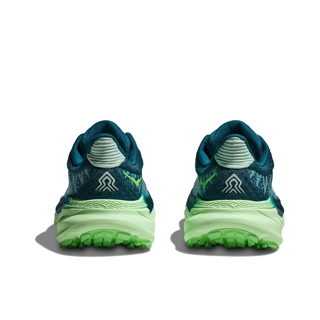 HOKA Challenger 7 Trail Running Shoes Blue Green