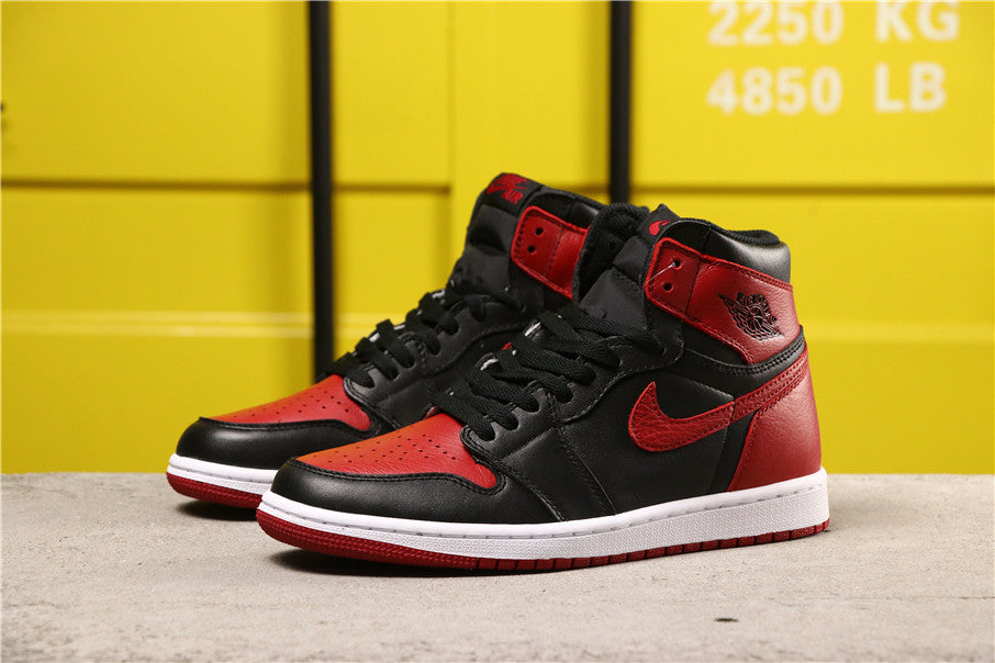 Air Jordan 1 High Banned Black Red 555088-001