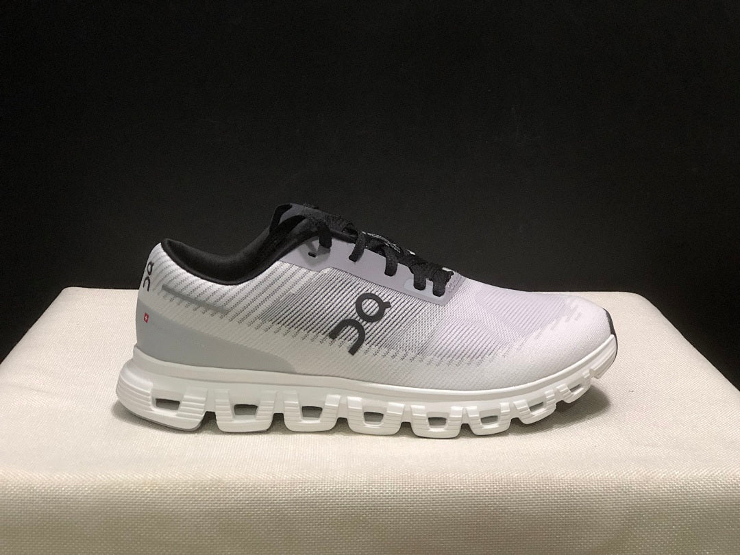 On Cloud 6 Push Sneakers White Grey Black