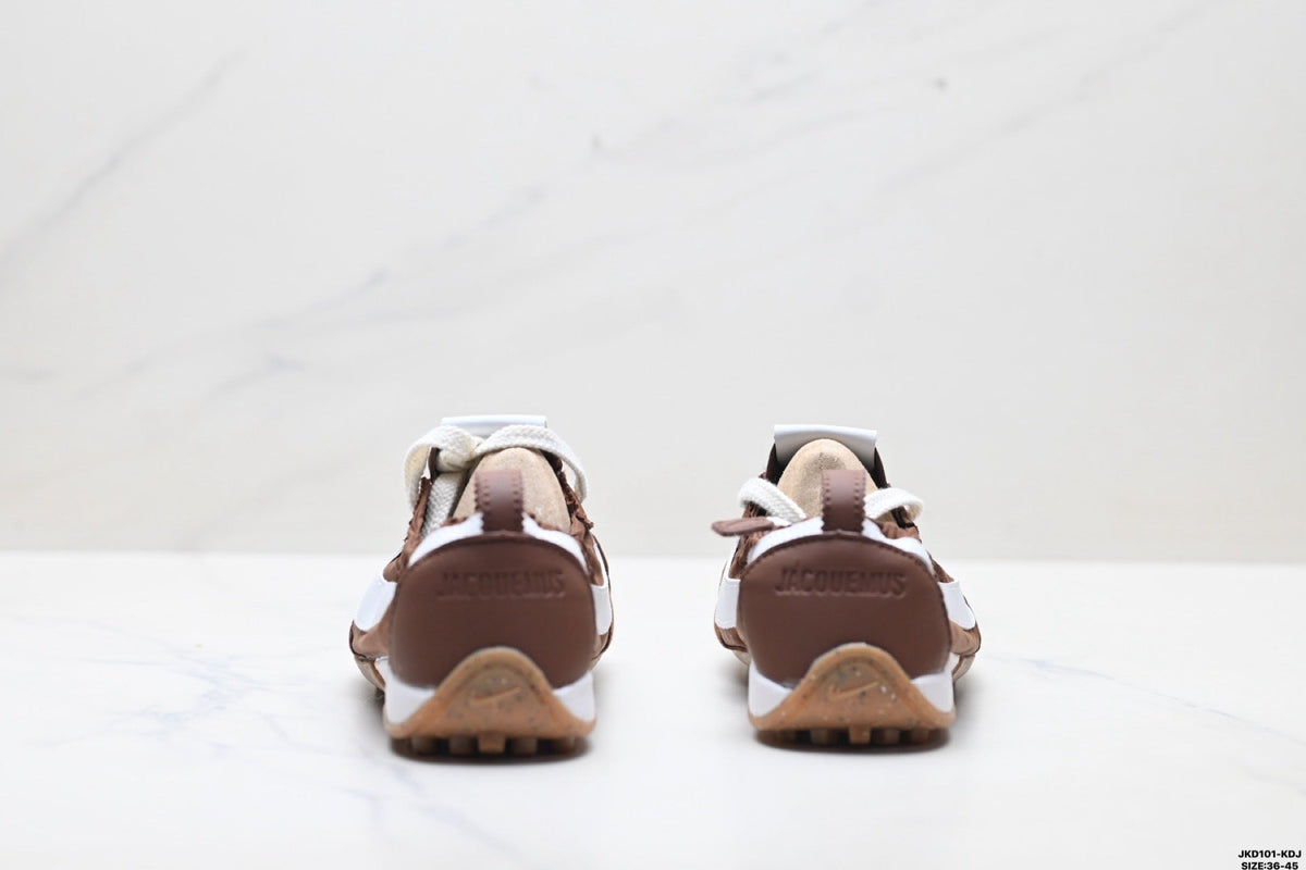 Jacquemus x Nike Jacumoon Sneakers in Brown and White