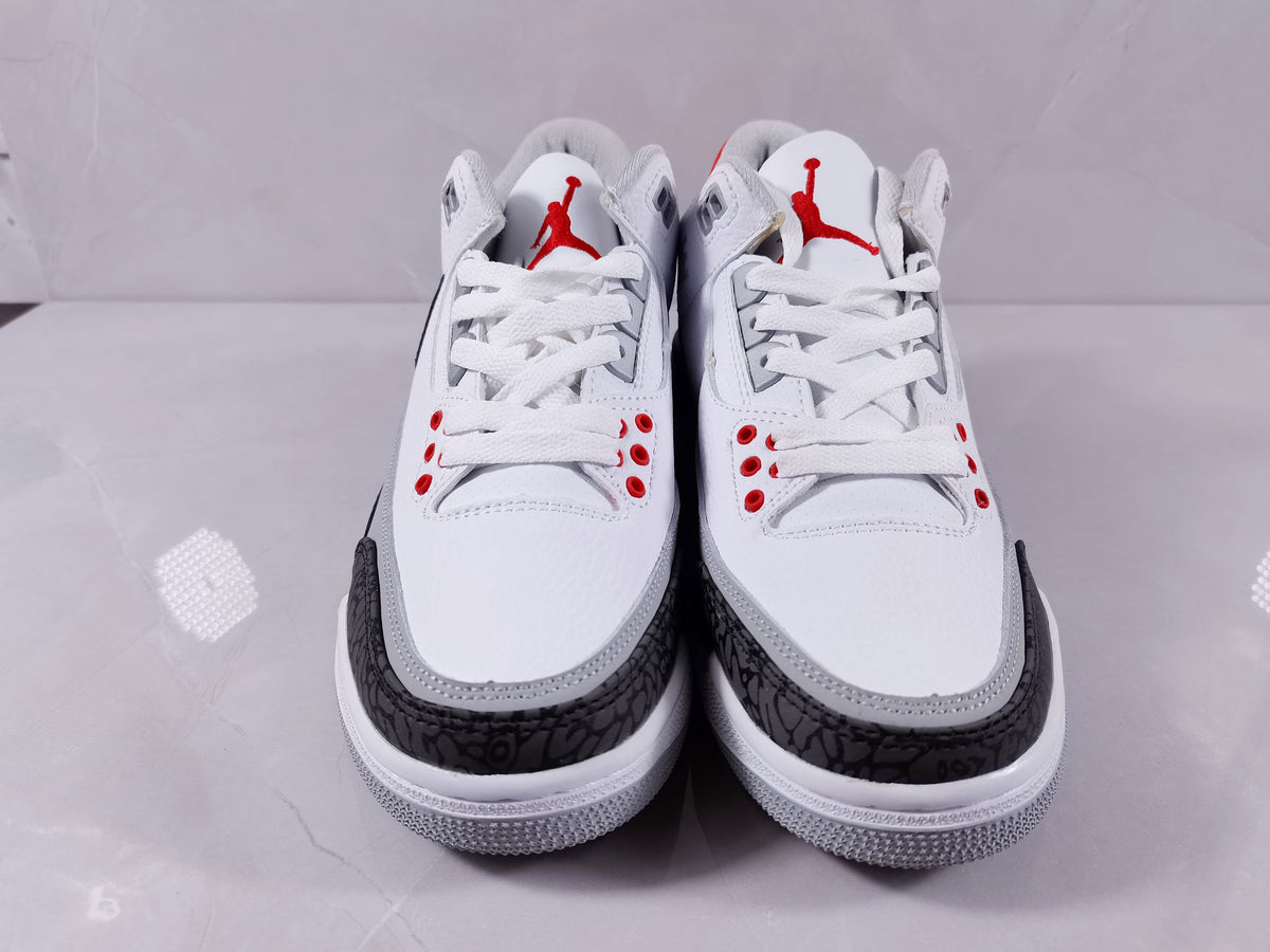 Jordan Air Jordan 3 Retro White Cement Black Sneakers