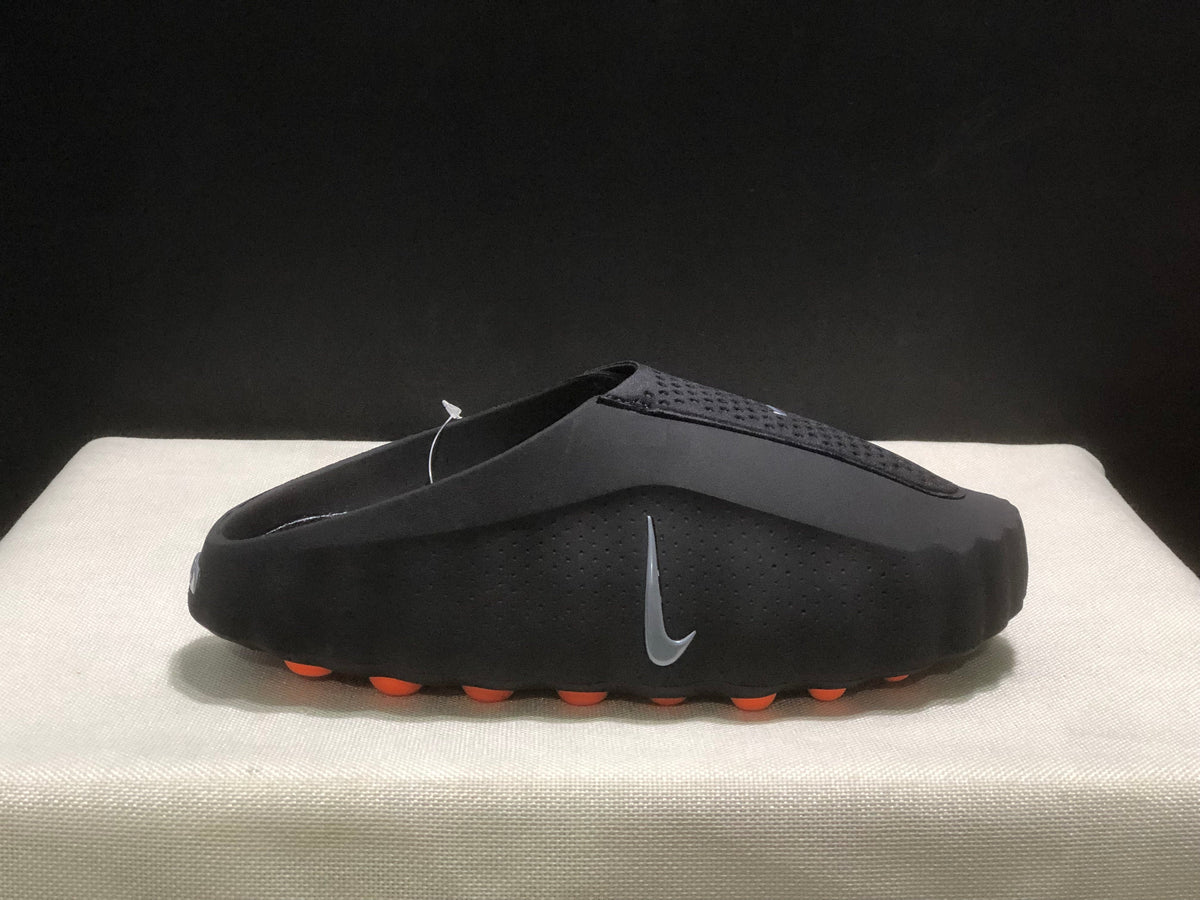 Nike Mind 001 Black and Chrome Crimson Slides HQ4307-001