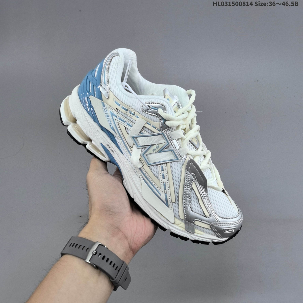 New Balance M1906R Sneakers in White, Silver and Blue