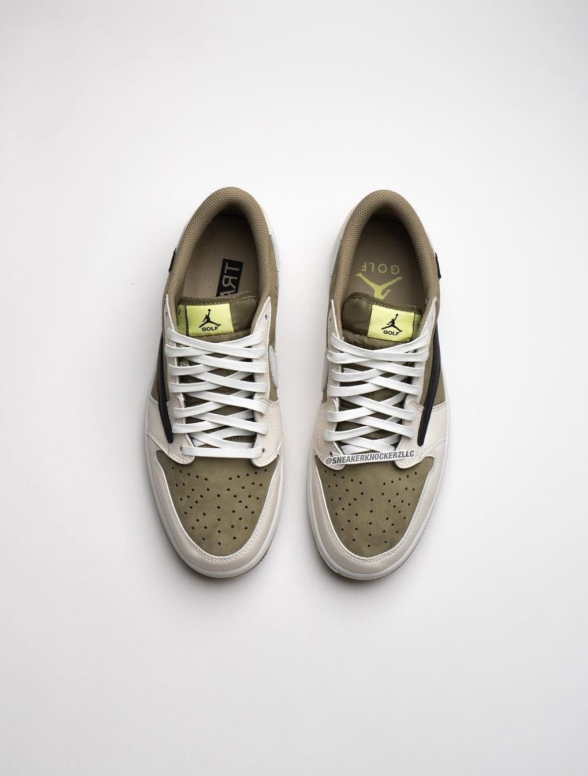 Jordan 1 Low Golf Travis Scott FZ3124-200 Olive