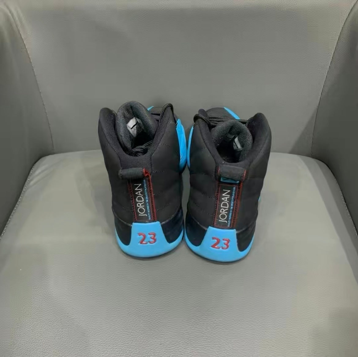 Air Jordan 12 Retro Gamma Blue High-Top Sneakers 130690-027