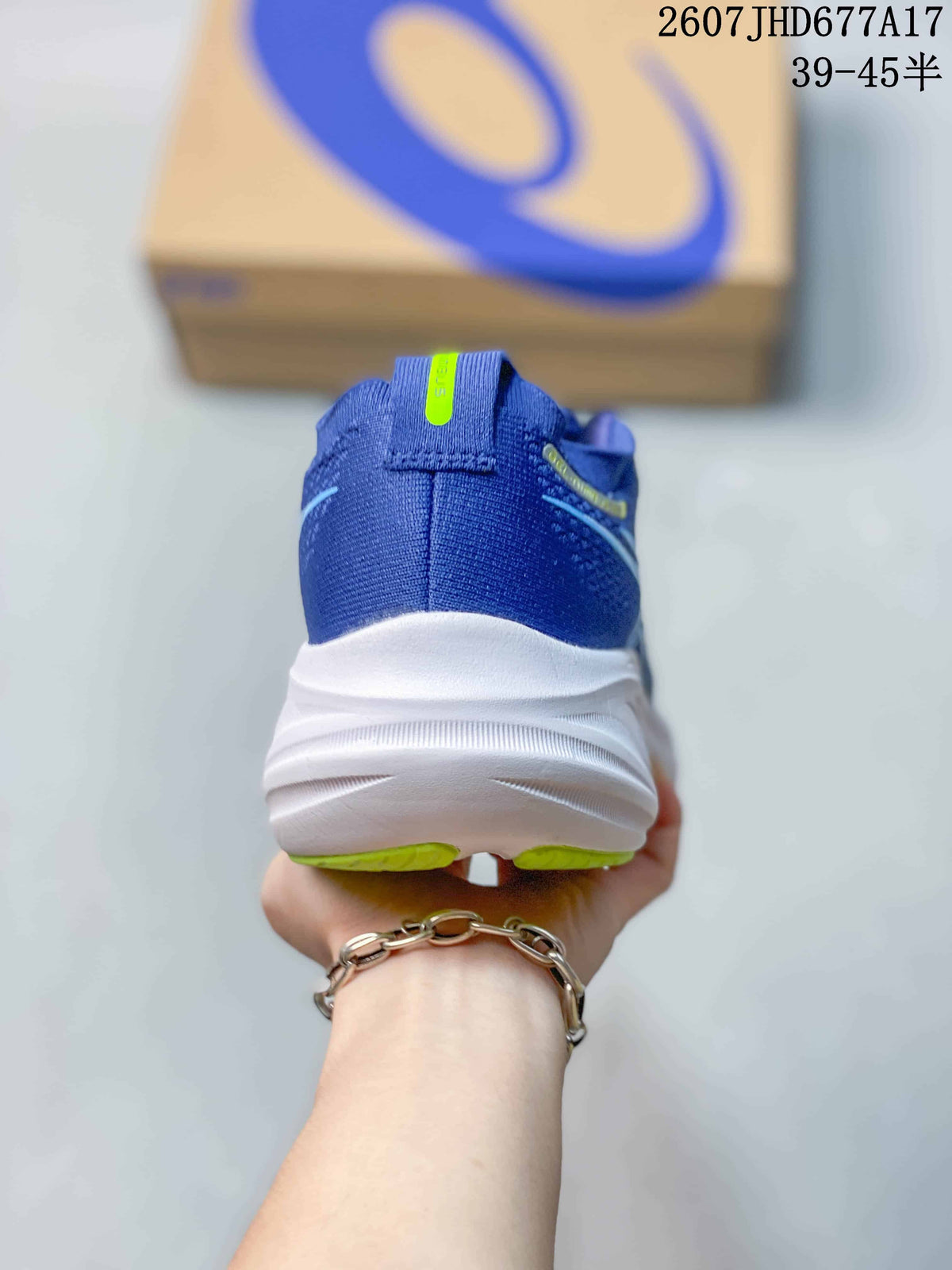 ASICS Gel-Nimbus 26 Blue Green Running Shoes