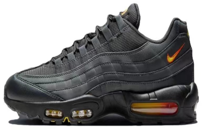 Nike Air Max 95 Carbon Black and Red Sneakers