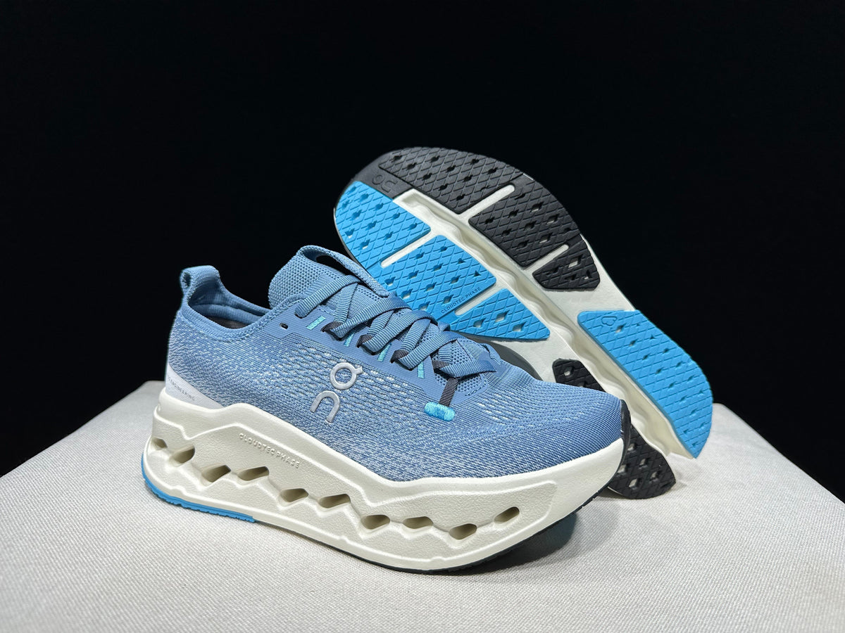 On Cloudsurfer Max Blue Running Sneakers