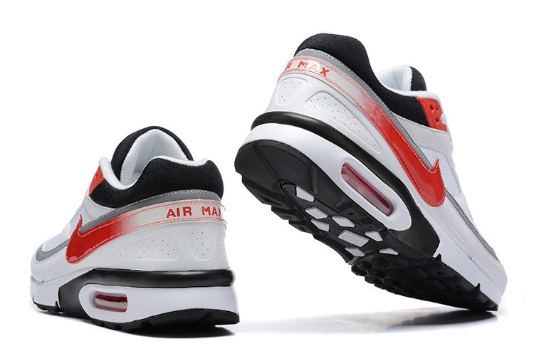 Nike Air Max BW White and Red Sneakers