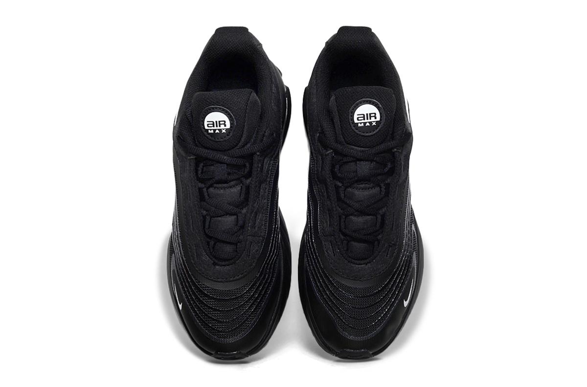 Nike Air Max Black Sneakers with White Swoosh