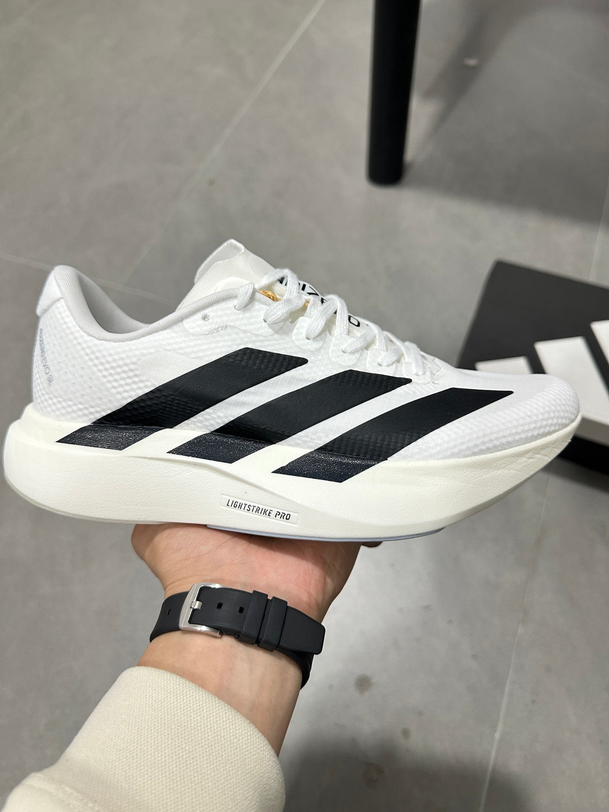 adidas Adizero Lightstrike Pro White Running Shoes JR4736