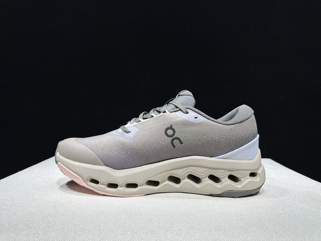 On Cloudsurfer Trail 2 Waterproof Trail Shoes Pink/Brown Grey