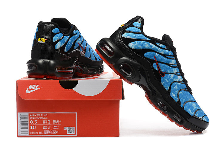 Nike Air Max Plus Blue Pattern Sneakers