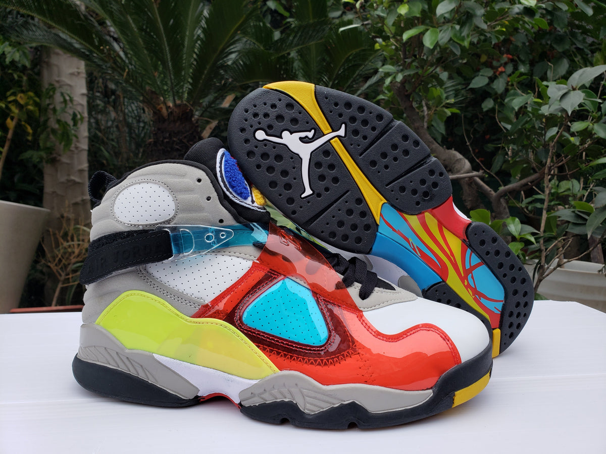 Jordan Air Jordan 8 High-Top Sneakers in Blue