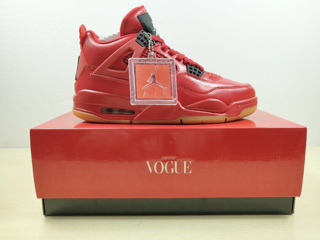 Air Jordan 4 Singles Day Red Sneakers AV3914-600