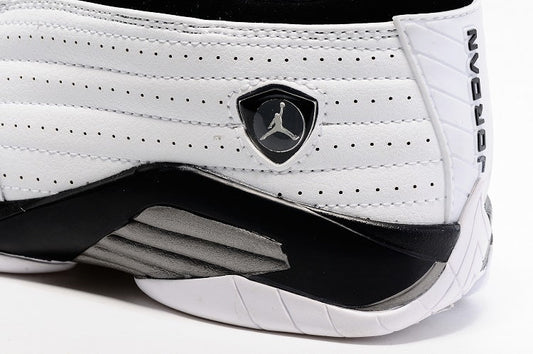 Jordan 14 Low Sneakers in White and Black