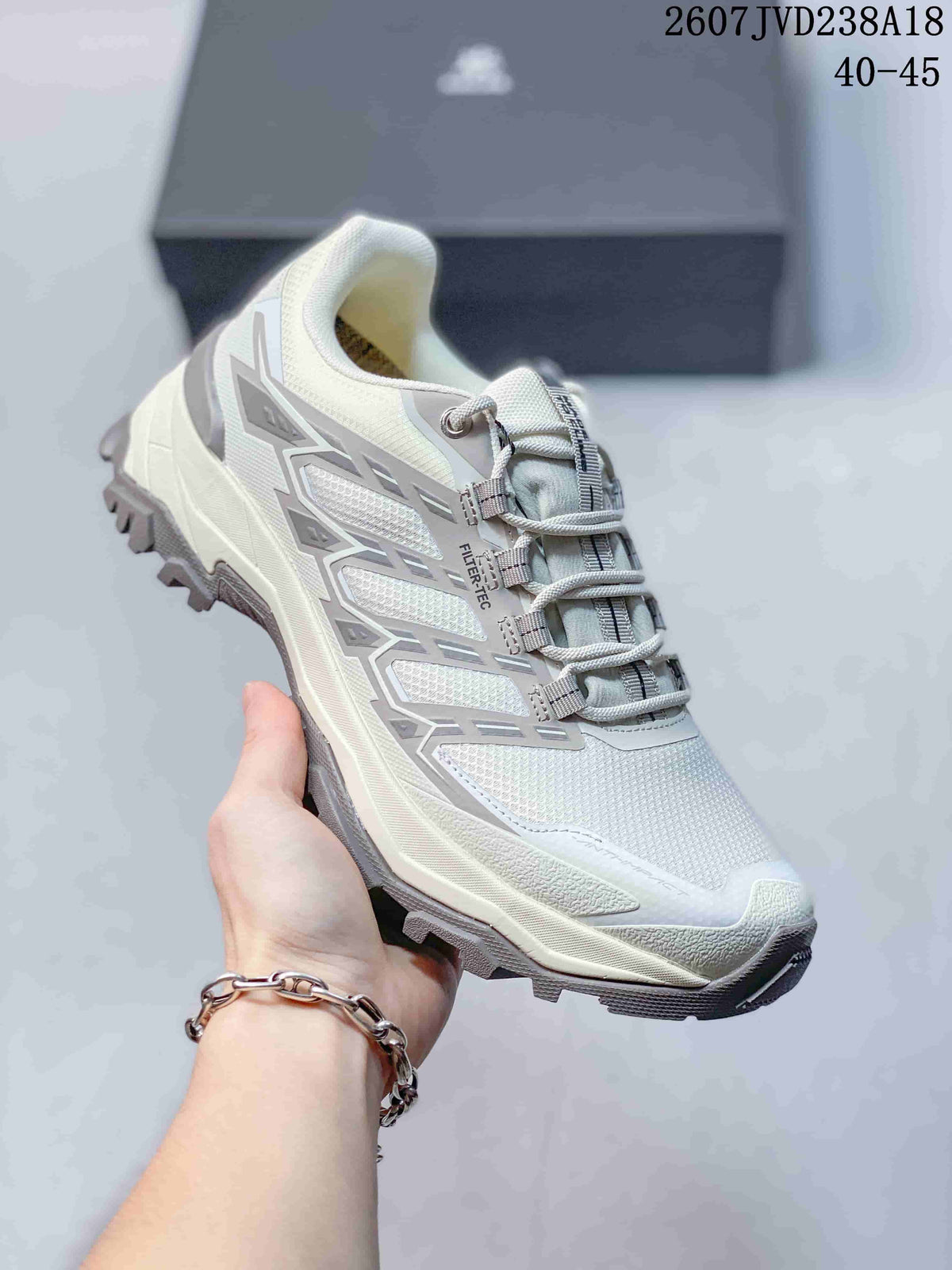 KAILAS Expedition-5 Low-Top Hiking Shoes White/Gray 711780RRY
